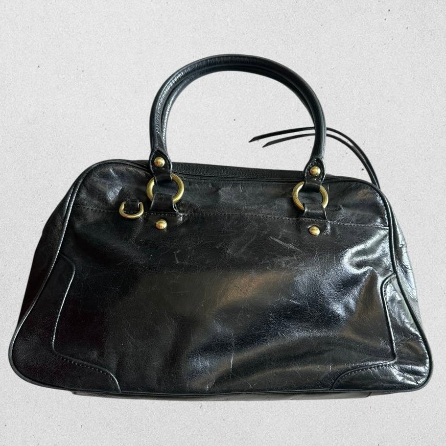 Authentic Vintage Coach Poppy Lock Satchle Bag