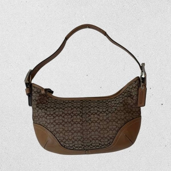 Authentic Vintage Coach Signature Hobo Bag