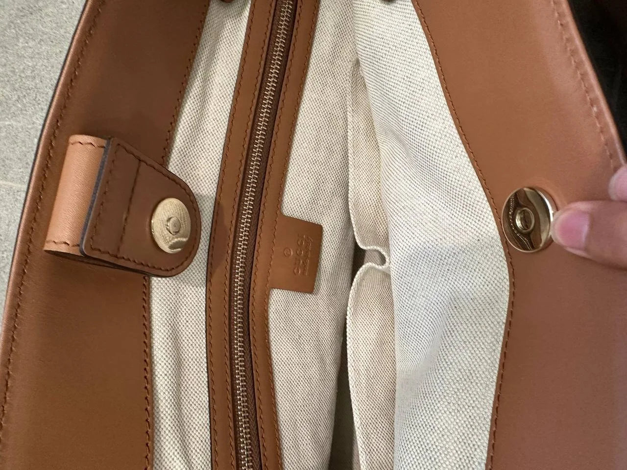 Authentic Gucci Denim Tote Bag