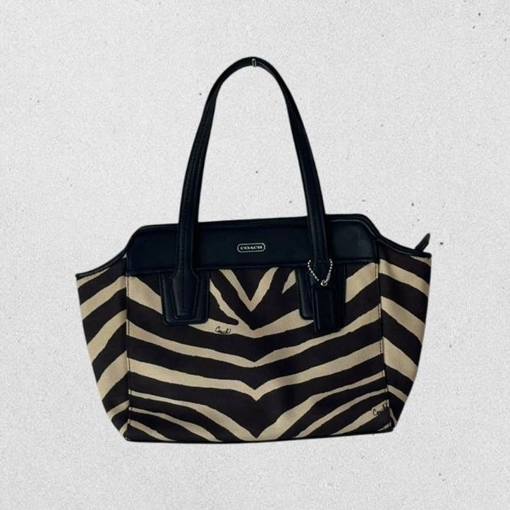 Authentic Vintage Coach Zebra Shoulder Bag
