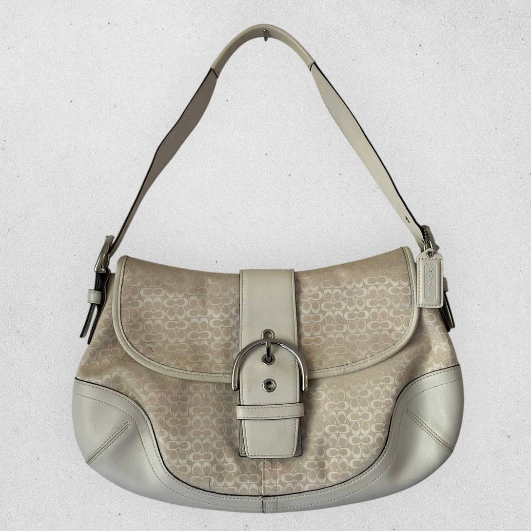 Authentic Vintage Coach Soho Signature Shoulder Bag