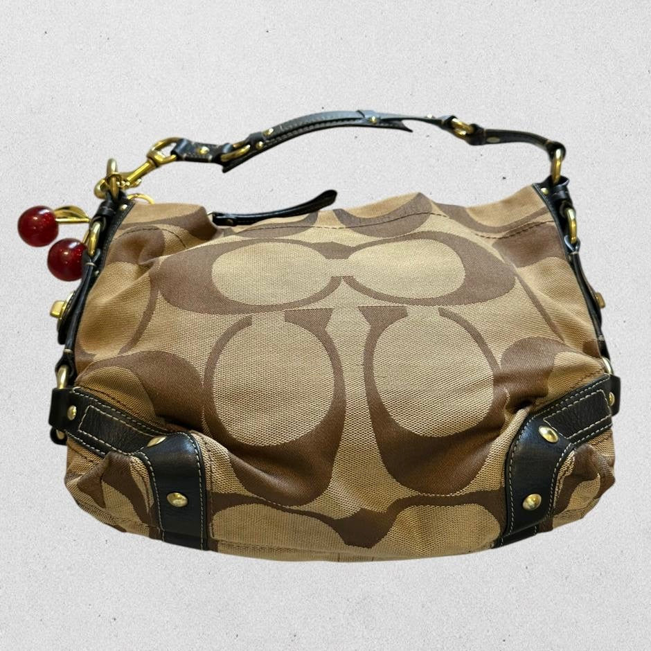 Authentic Vintage Coach Carly Signature Shoulder Bag