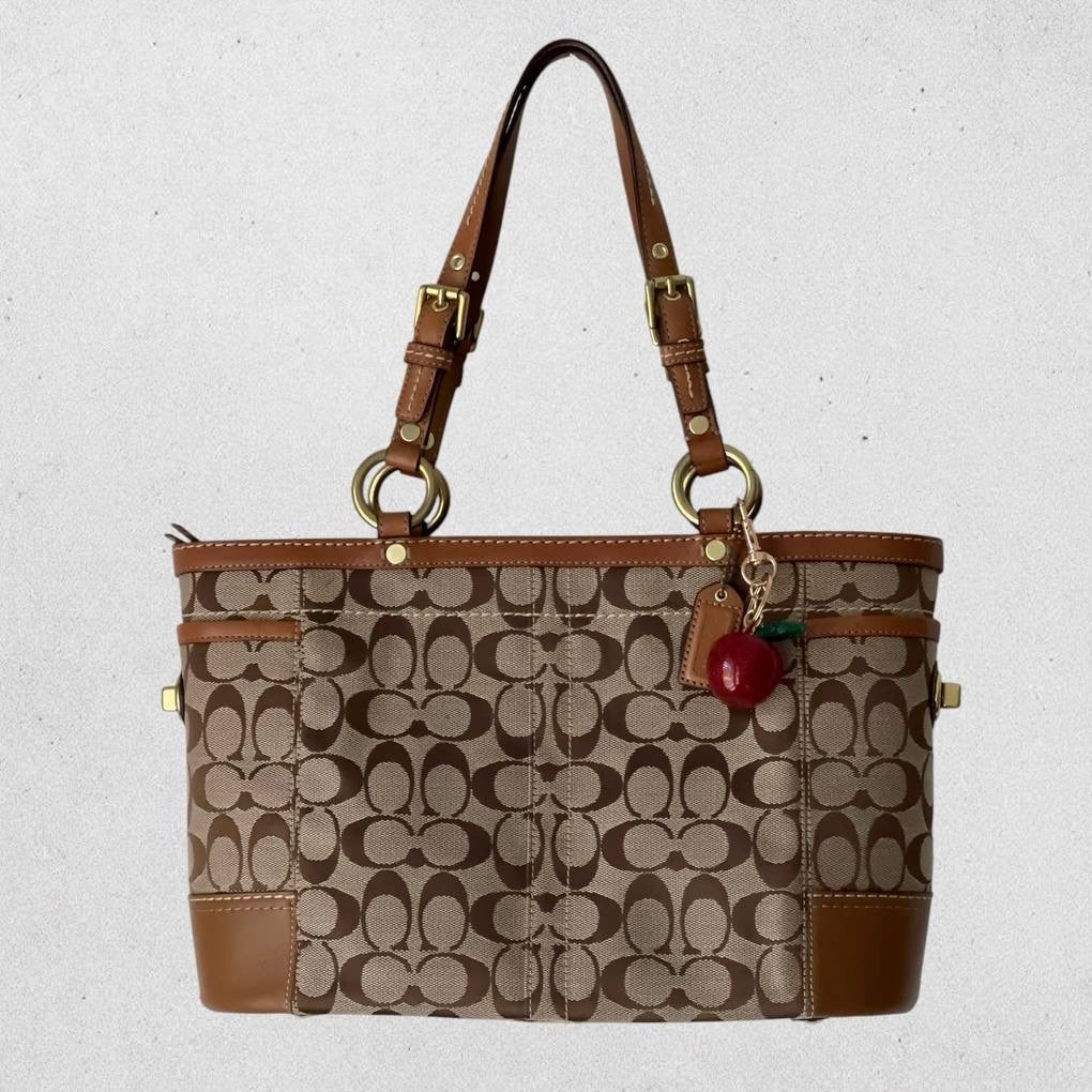 Authentic Vintage Coach Legacy Signature Tote Bag