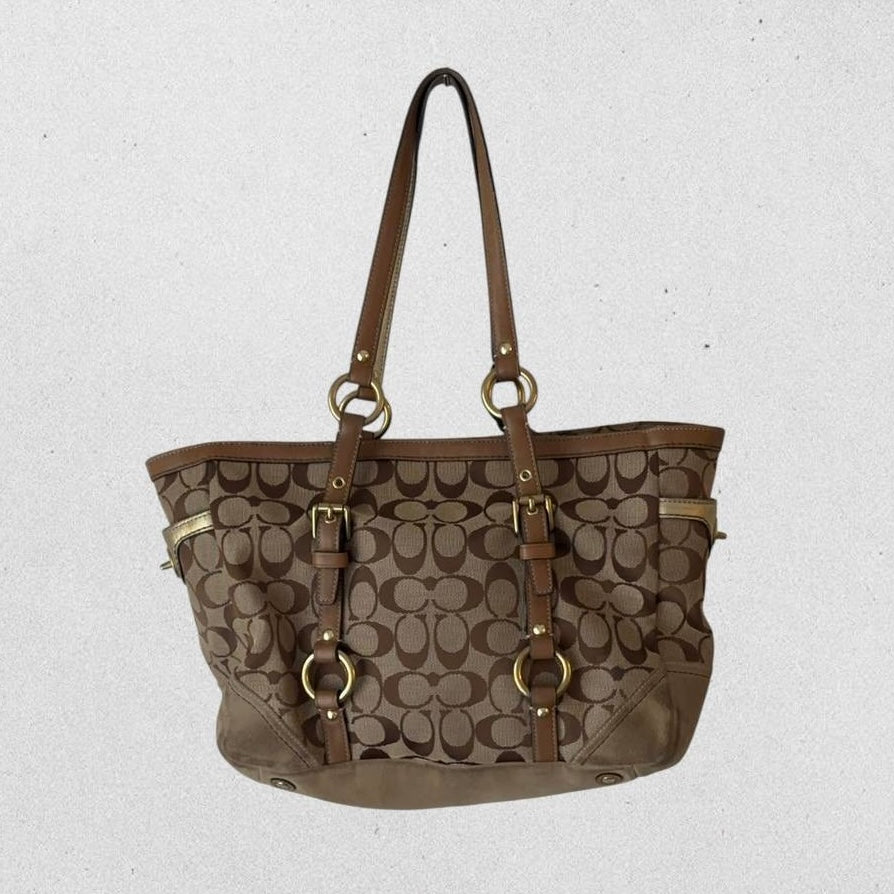 Authentic Vintage Coach Legacy Signature Tote Bag