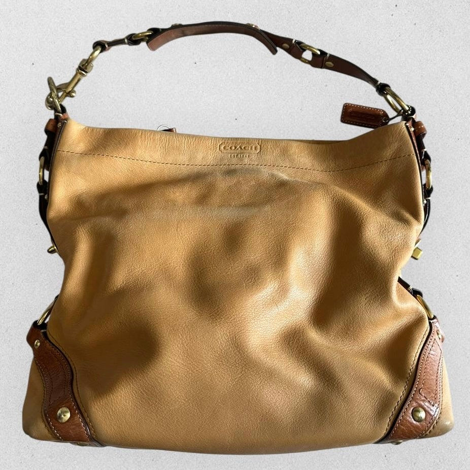 Authentic Vintage Coach Carly Leather Shoulder Bag