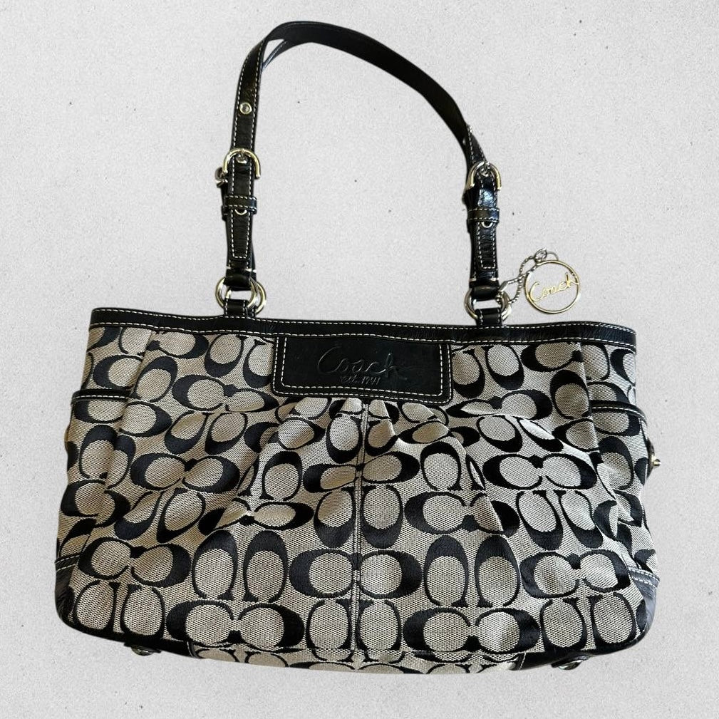 Authentic Vintage Coach Signature Tote Bag