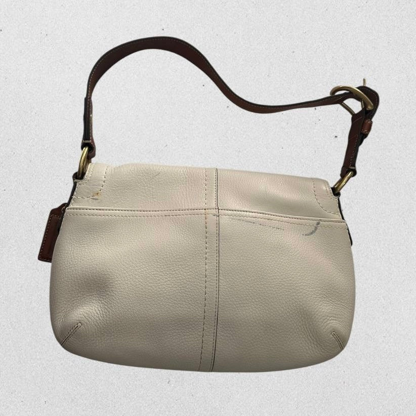 Authentic Vintage Coach Soho Grained Leather Shoulder Bag