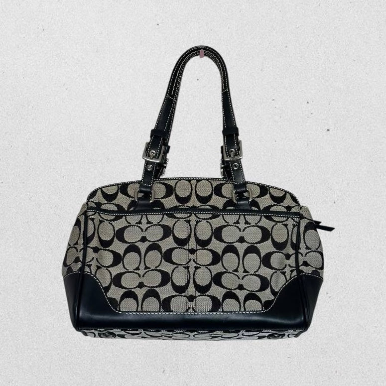 Authentic Vintage Coach Signature Satchel Bag