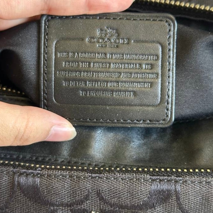 Authentic Vintage Coach Signature Shoulder Bag