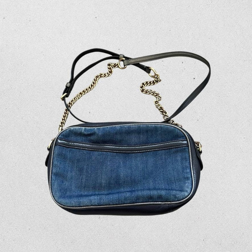 Authentic Coach Denim Crossbody Bag