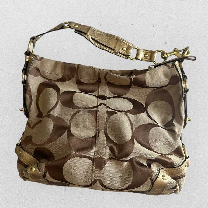 Authentic Vintage Coach Carly Signature Shoulder bag