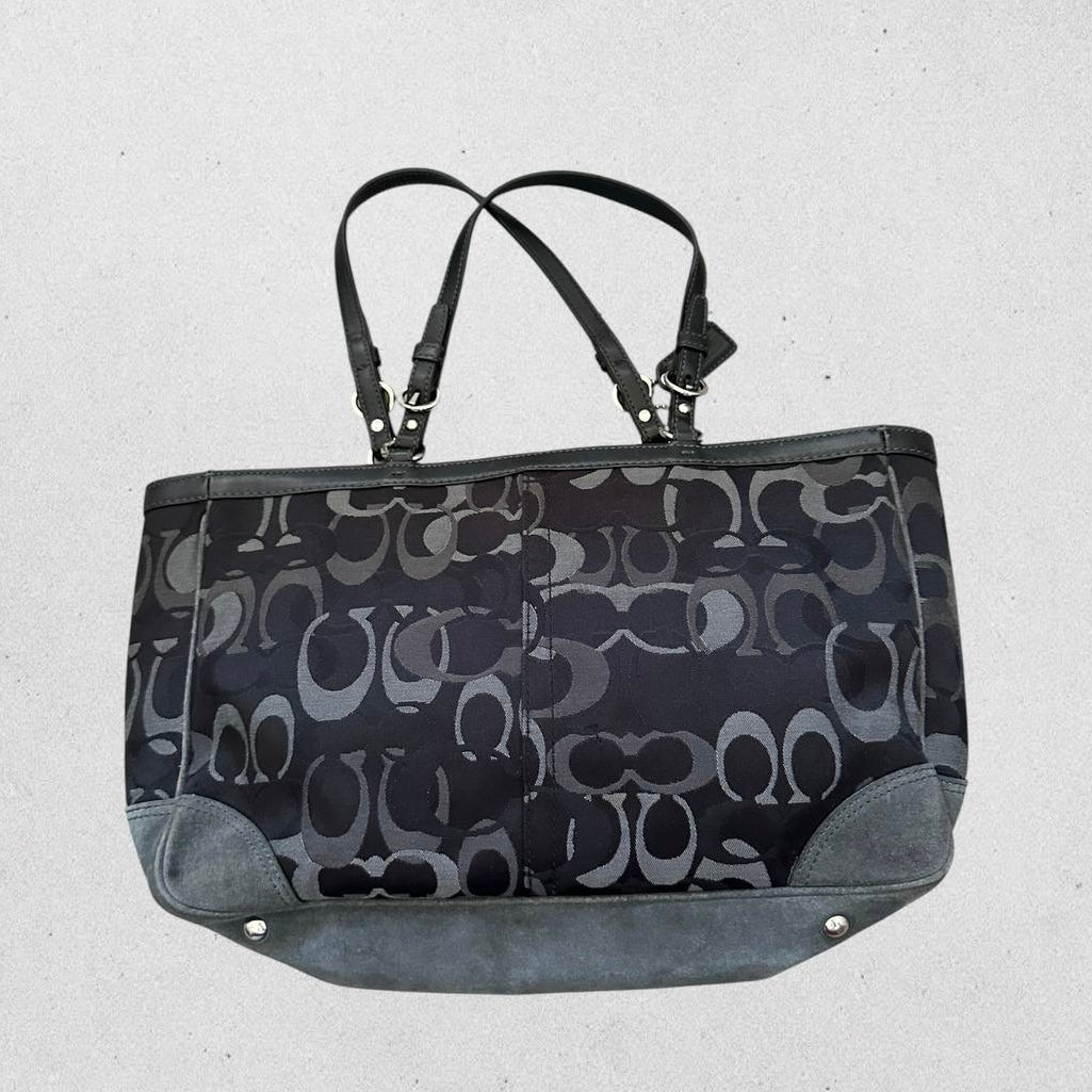 Authentic Vintage Coach Optic Tote Bag