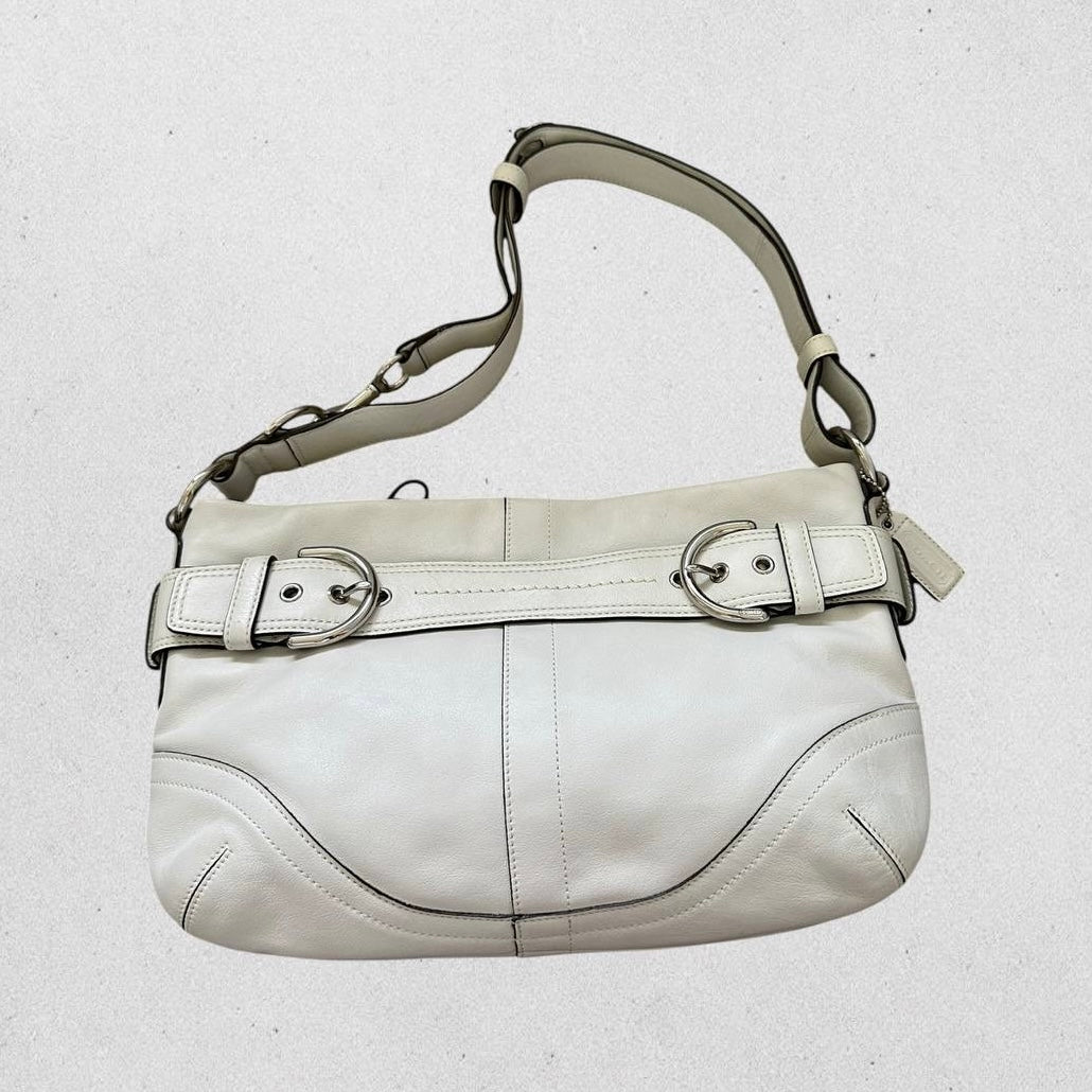 Authentic Vintage Coach Signature Shoulder/Crossbody Bag