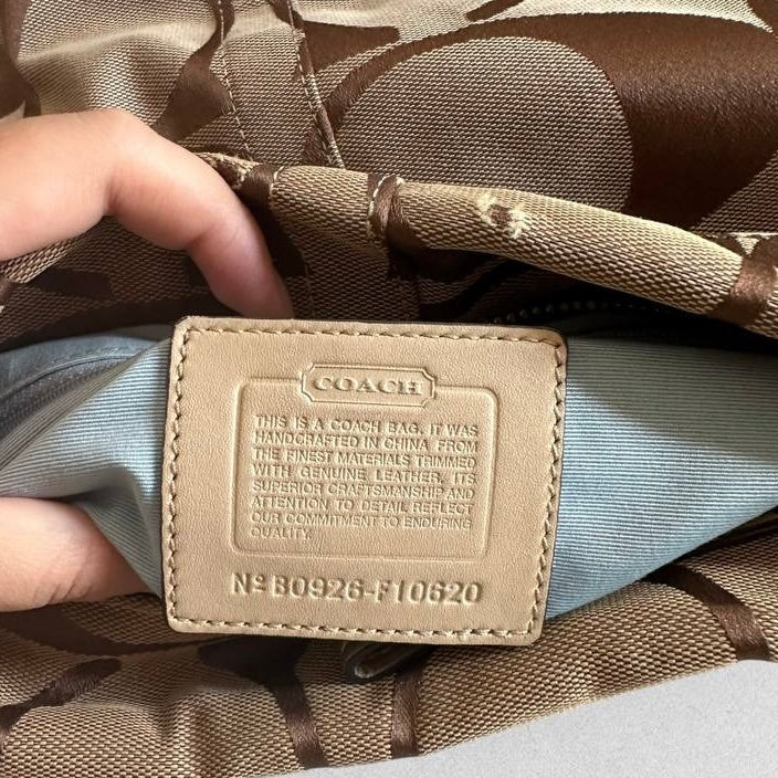 Authentic Vintage Coach Carly Signature Shoulder bag