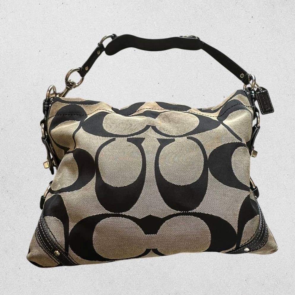 Authentic Vintage Coach Carly Signature Shoulder Bag