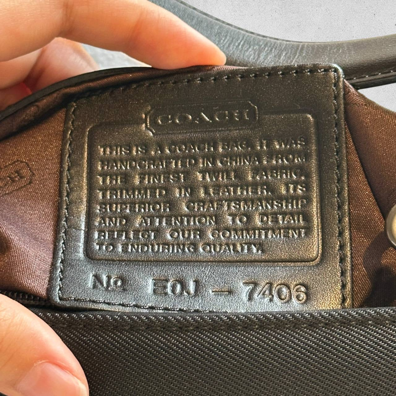 Authentic Vintage Coach Nylonl Shoulder Bag