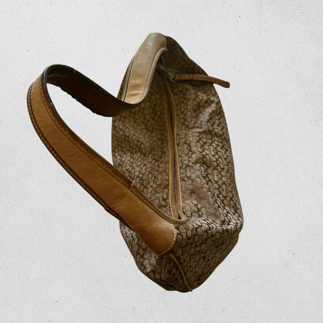 Authentic Vintage Coach Signature Hobo Bag