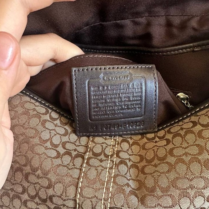 Authentic Vintage Coach Soho Suede Shoulder Bag