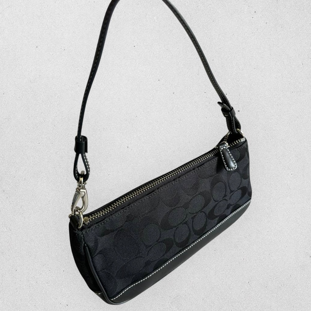 Authentic Vintage Coach Signature Demi Shoulder Bag