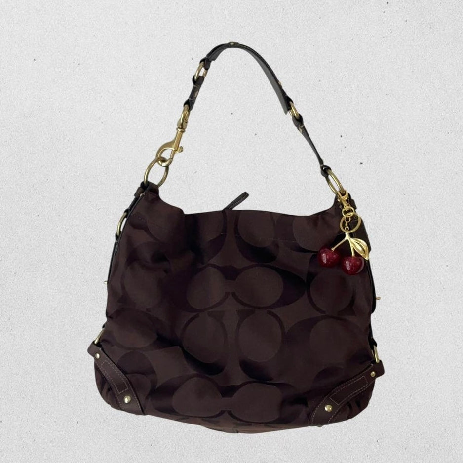 Authentic Vintage Coach Carly Signature Shoulder Bag