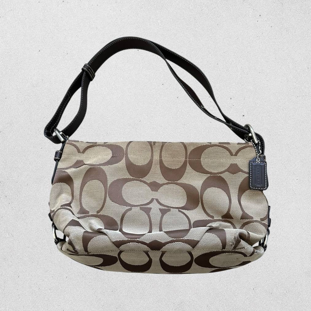Authentic Vintage Coach Signature Shoulder/Crossbody Bag