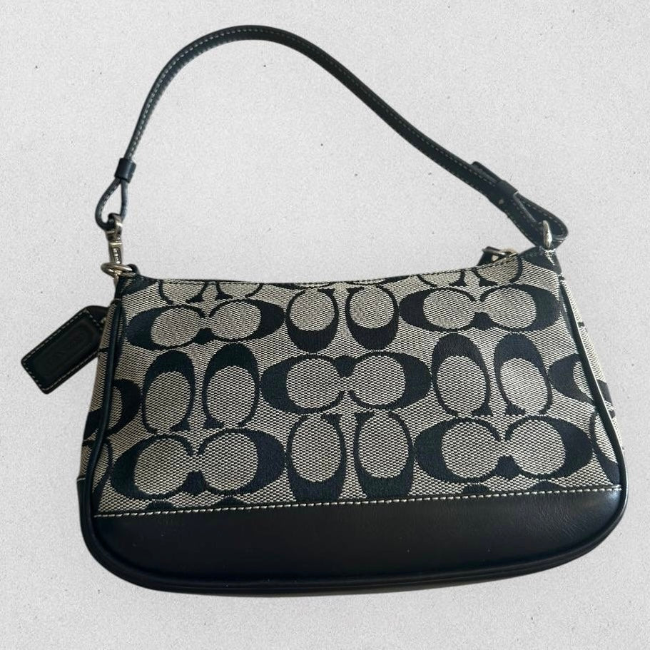 Authentic Vintage Coach Signature Demi Shoulder Bag