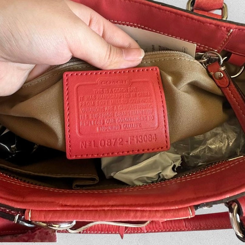 Authentic Vintage Coach Hamptons Leather Bag