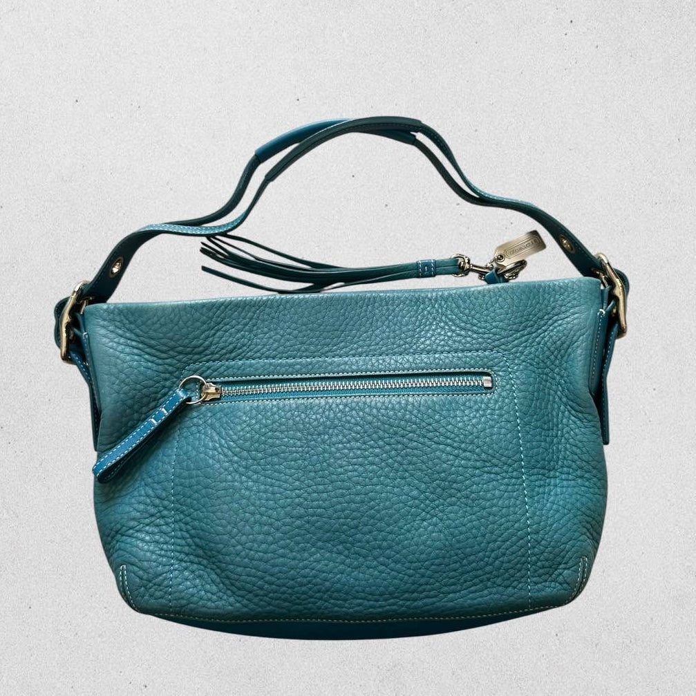 Authentic Vintage Coach Grained Leather Shoulder Bag