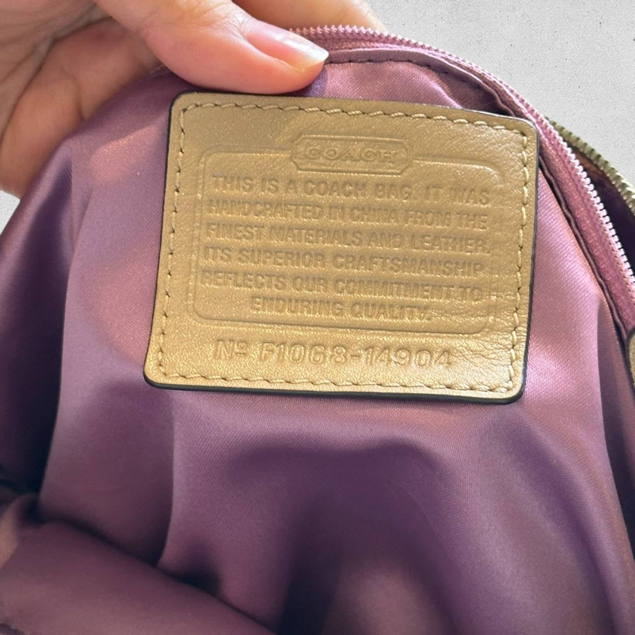 Authentic Vintage Coach Poppy Hobo Bag