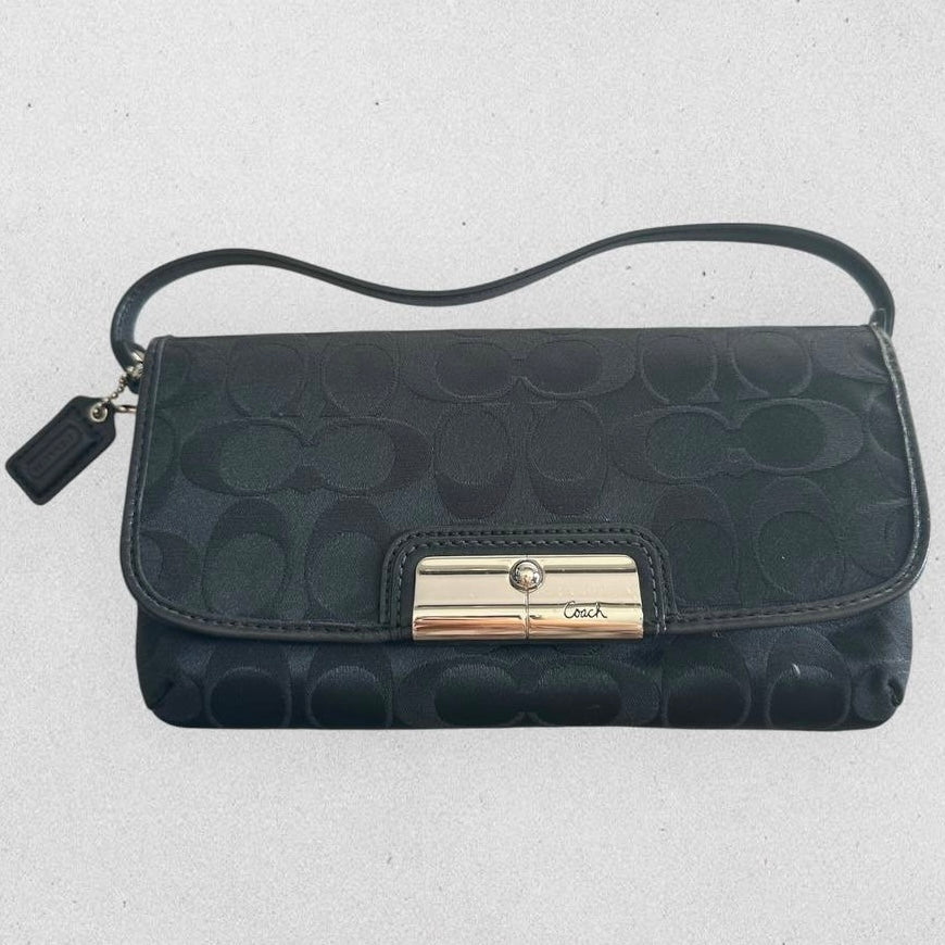 Authentic Vintage Coach Op Art Kristine Small Shoulder Bag