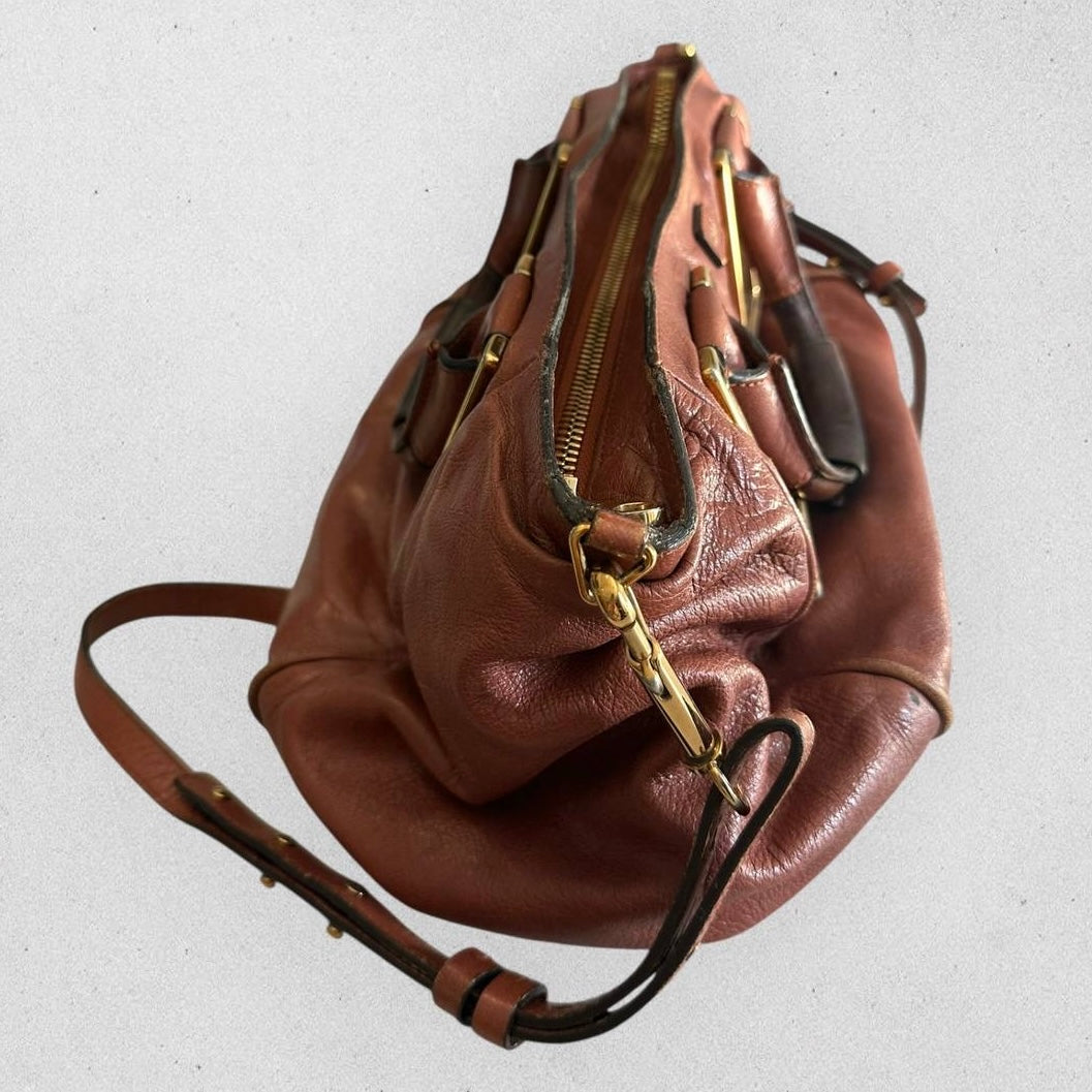 Authentic Vintage Chloe Ethel Leather Shoulder Bag
