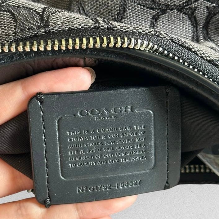 Authentic Vintage Coach Signature Demi Shoulder Bag