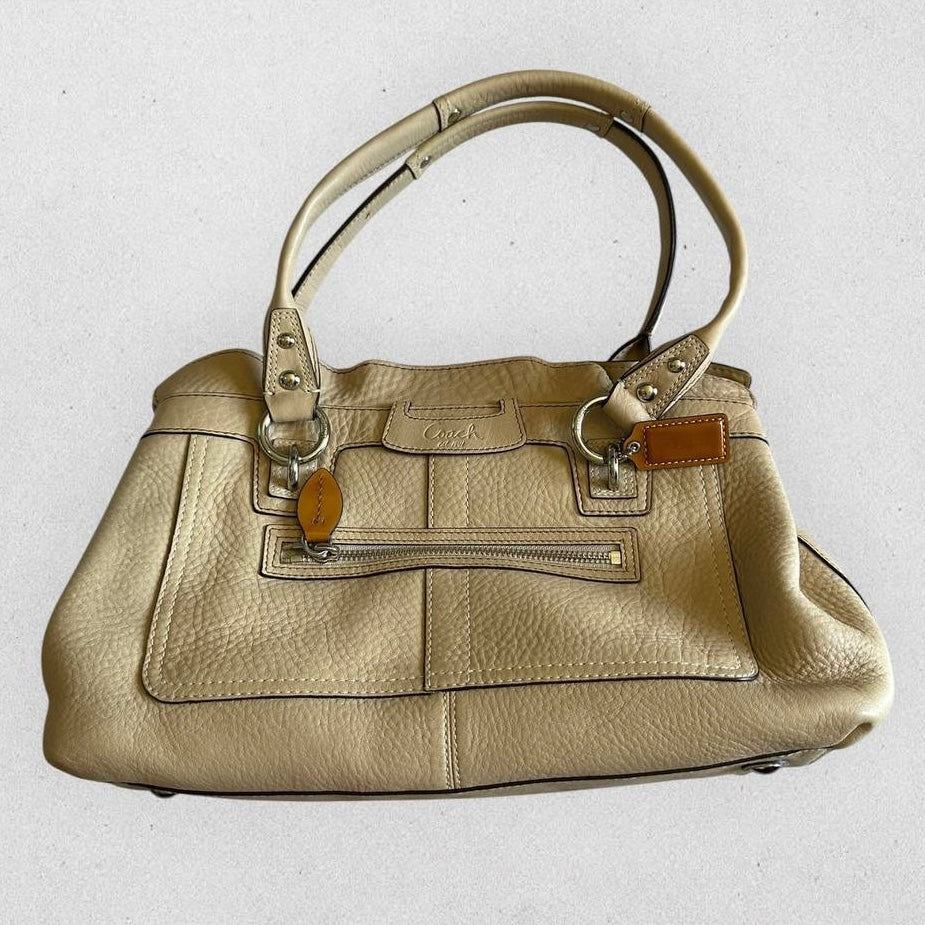 Authentic Vintage Coach Penelope Pebbled Leather Shoulder Bag