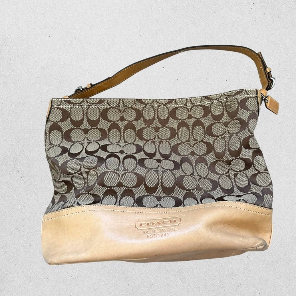 Authentic Vintage Coach Signature Tote Bag