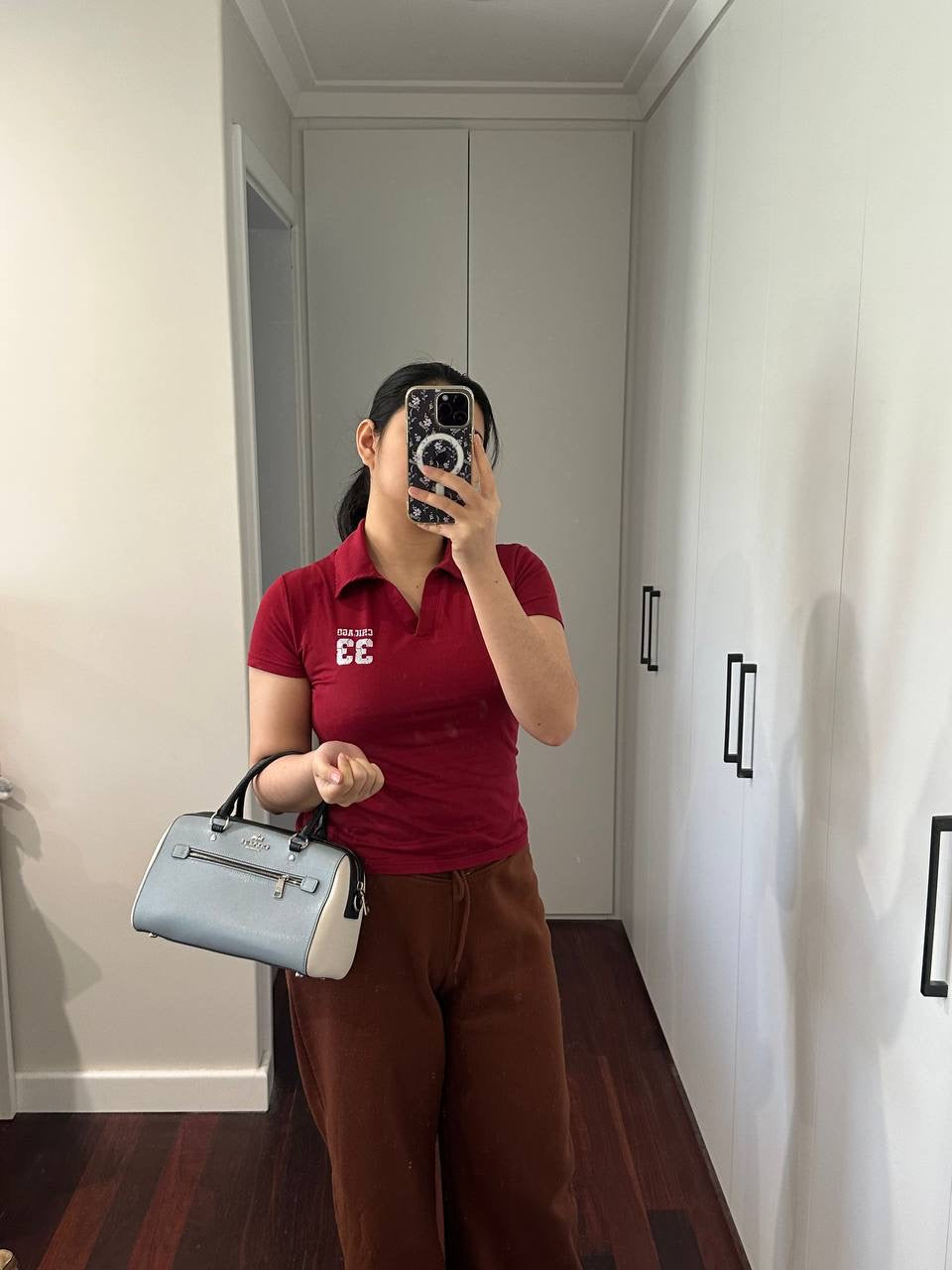 Authentic Coach Rowan Satchel Bag