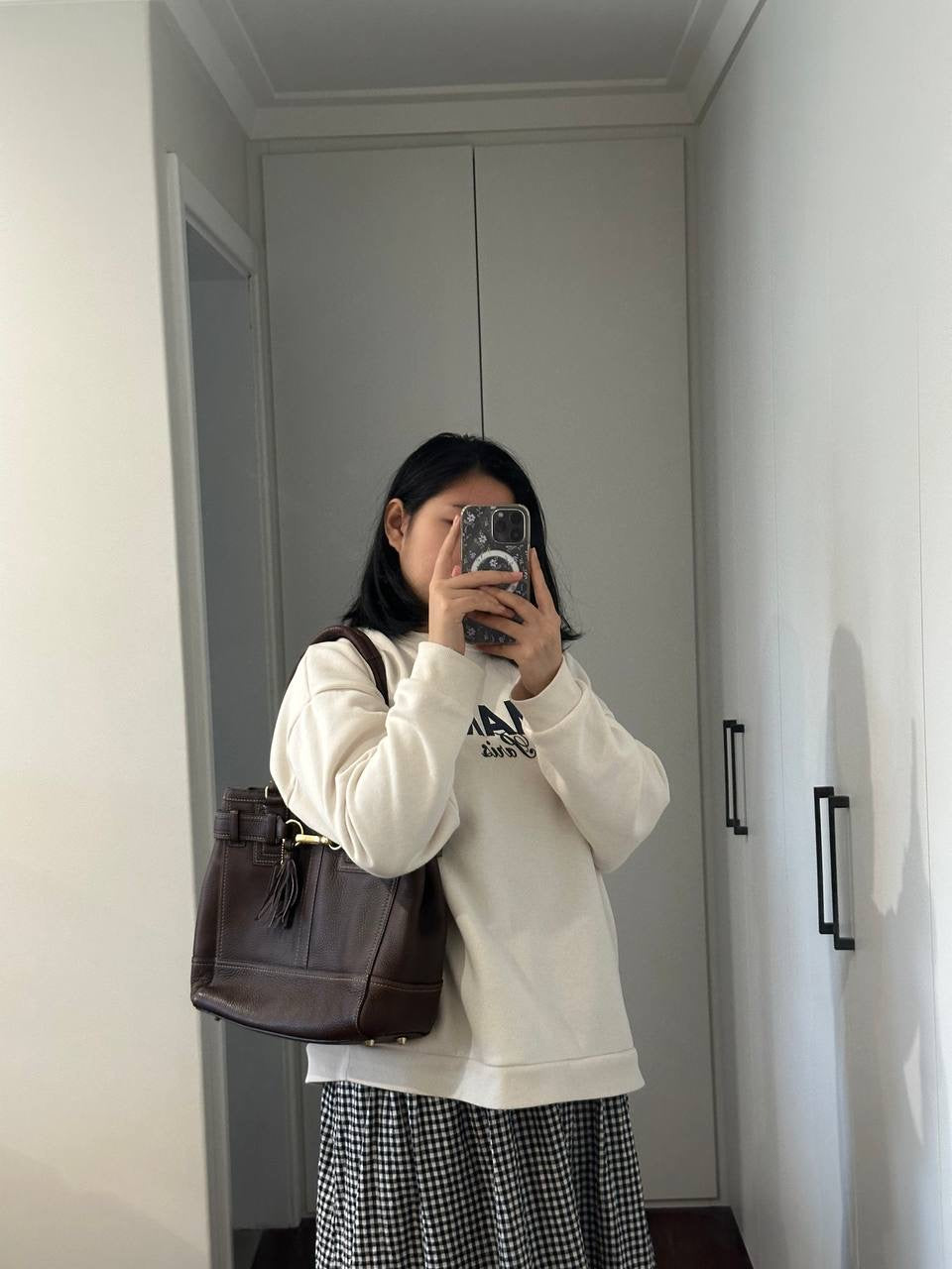 Authentic Vintage Coach Hamptons Leather Shoulder Bag
