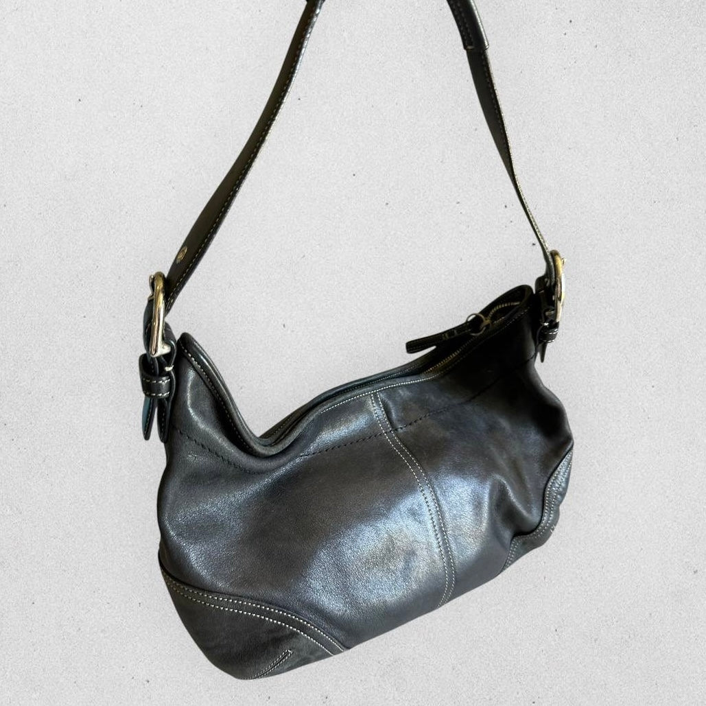 Authentic Vintage Coach Leatherr Hobo Bag