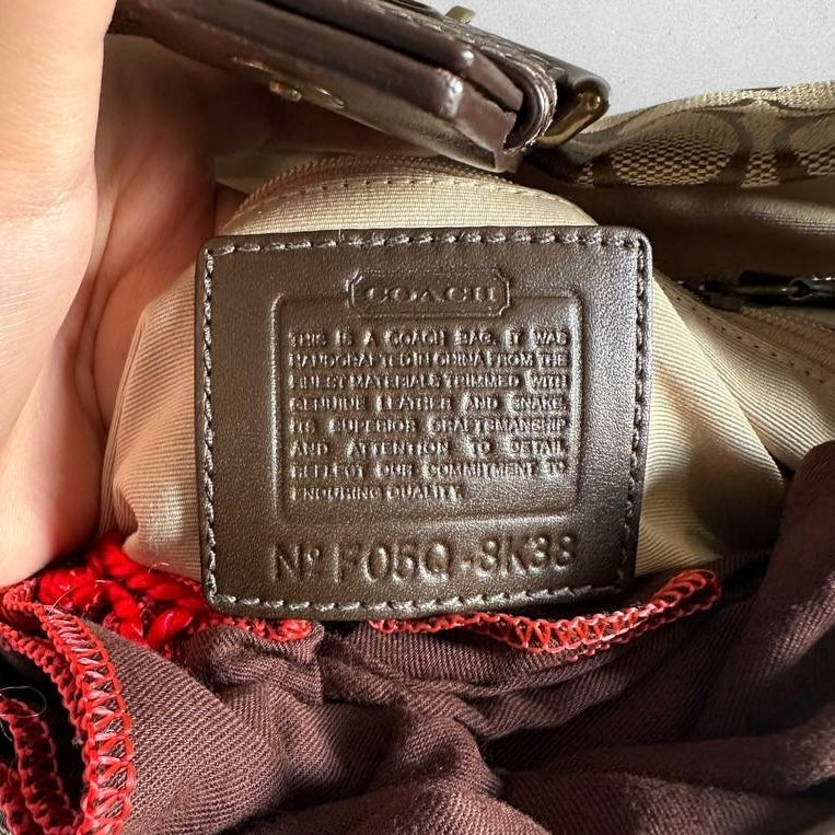 Authentic Vintage Coach Soho Flap Shoulder Bag Rare