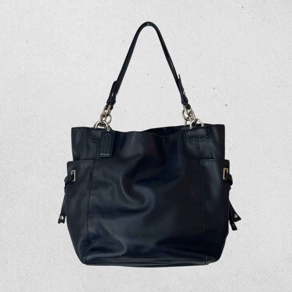 Authentic Vintage Coach  Leather Tote Bag