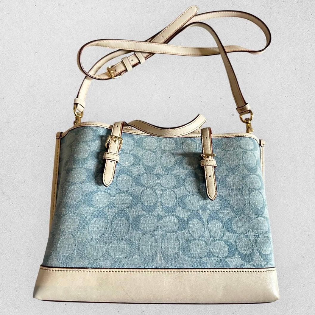 Authentic Vintage Coach Mollie 25 Small Tote Bag