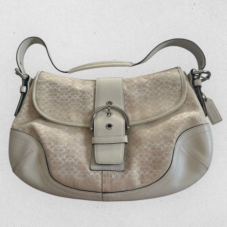 Authentic Vintage Coach Soho Signature Shoulder Bag