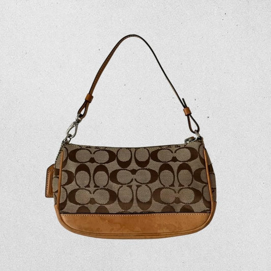 Authentic Vintage Coach Demi Signature Shoulder Bag
