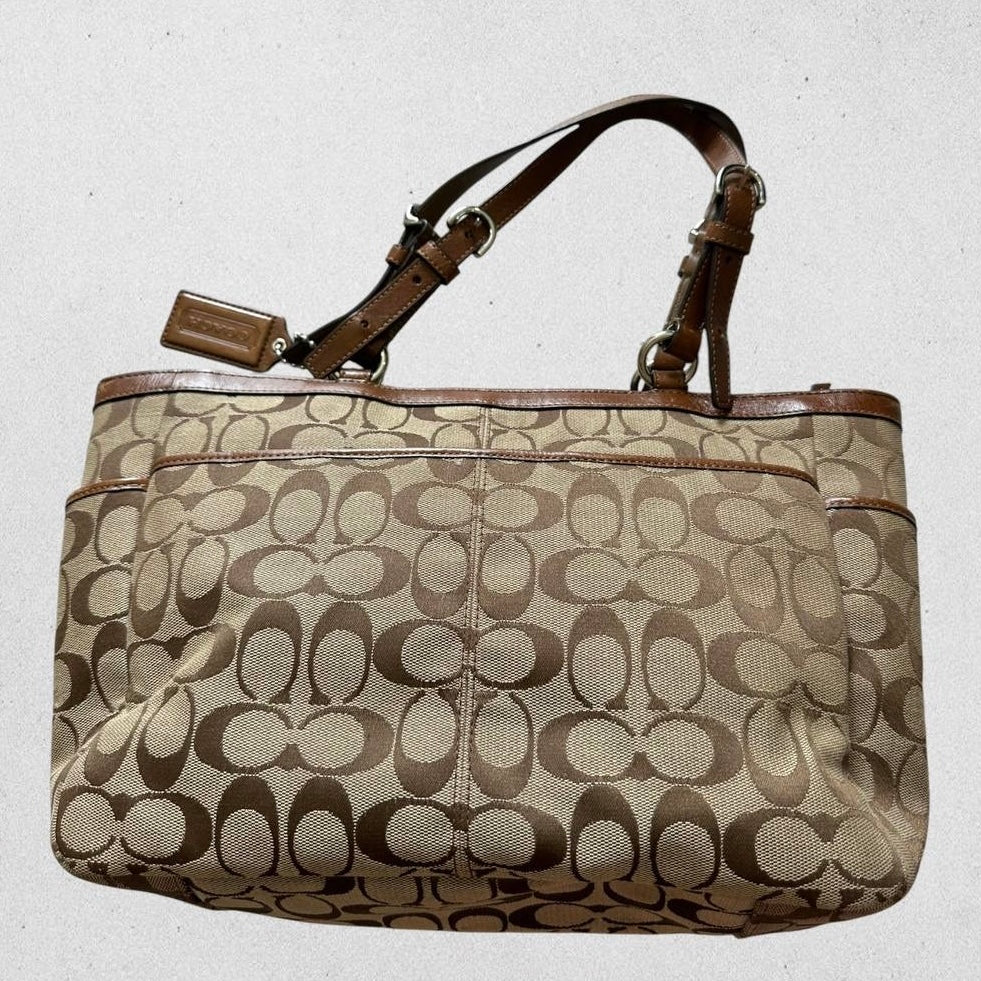 Authentic Vintage Coach Signature Tote Bag