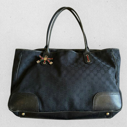 Authentic Vintage Gucci GG Princess Tote Bag
