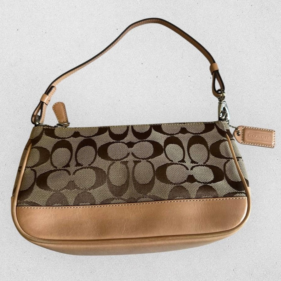 Authentic Vintage Coach Demi Signature Shoulder Bag