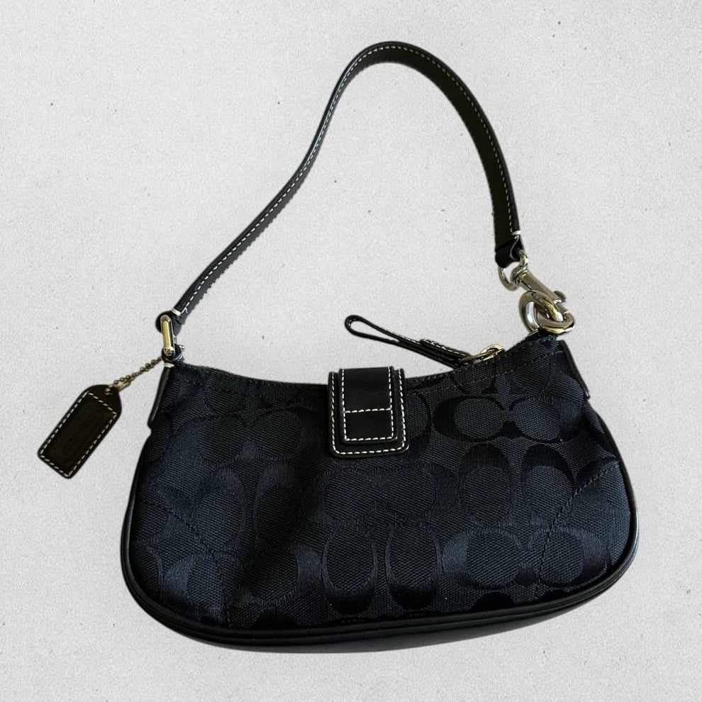 Authentic Vintage Coach Buckle Small Shoulder Bag