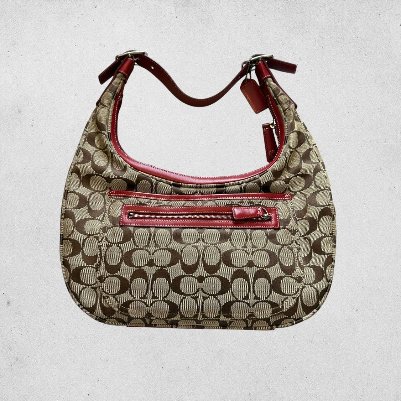 Authentic Vintage Coach Signature Hobo Bag