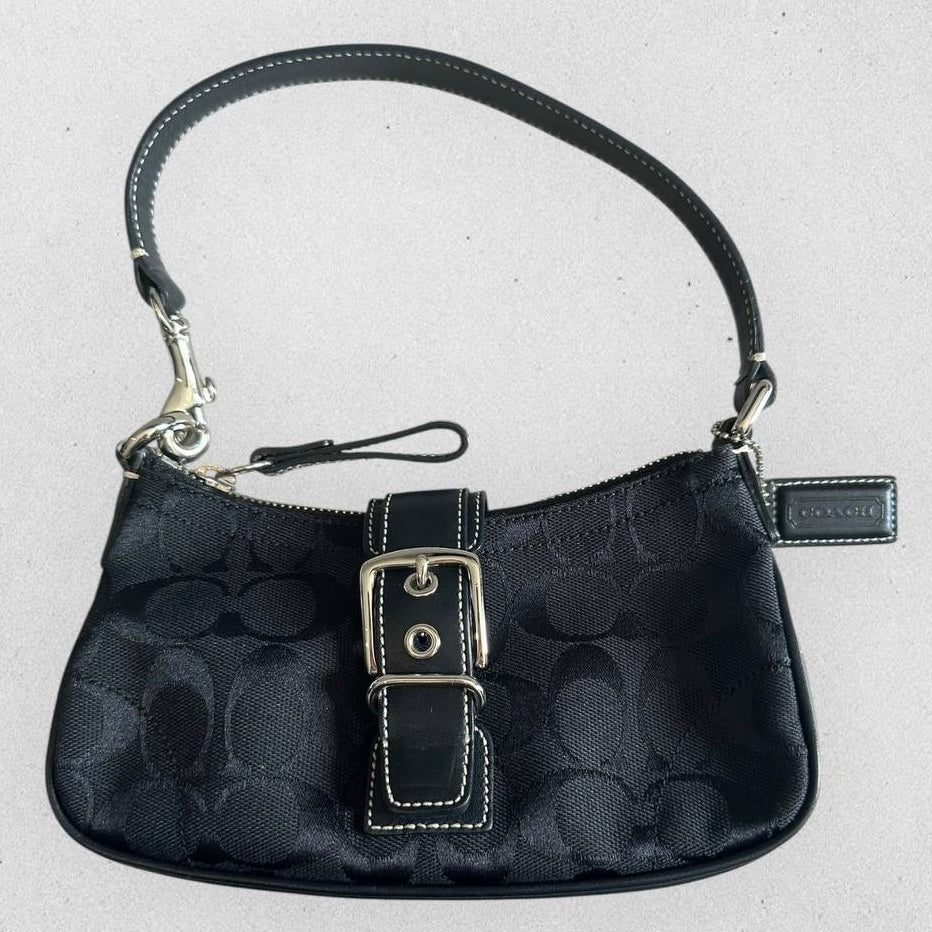 Authentic Vintage Coach Soho Mini Buckle Shoulder Bag