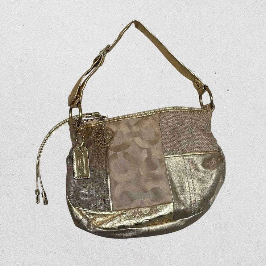Authentic Vintage Coach Patchwork Hobo Bag