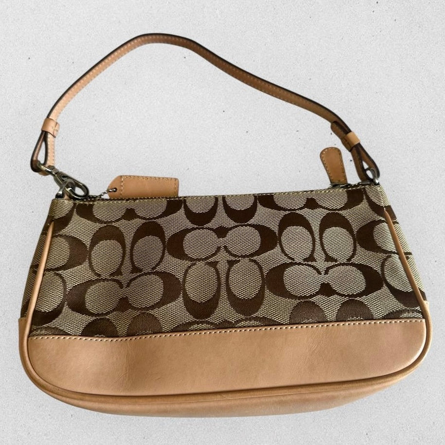 Authentic Vintage Coach Demi Signature Shoulder Bag